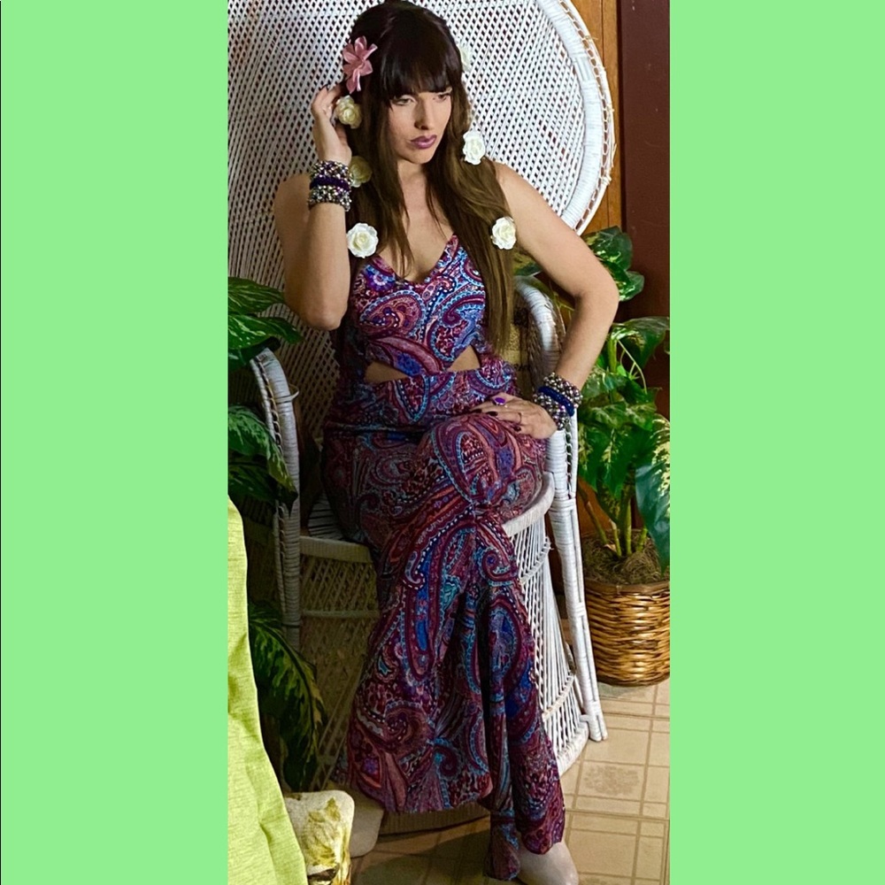LAST ONE Retro Boho Jumpsuit ✨ - Picture 3 of 5